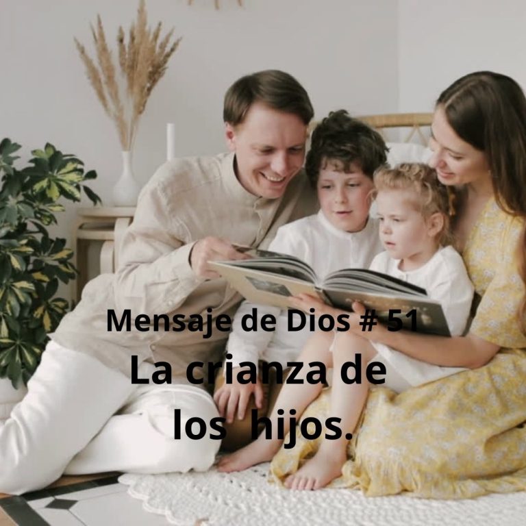 Dios nos manda guiar a los niños bajo sus enseñanzas o preceptos, con lo que se garantiza una crianza con excelentes principios y virtudes.